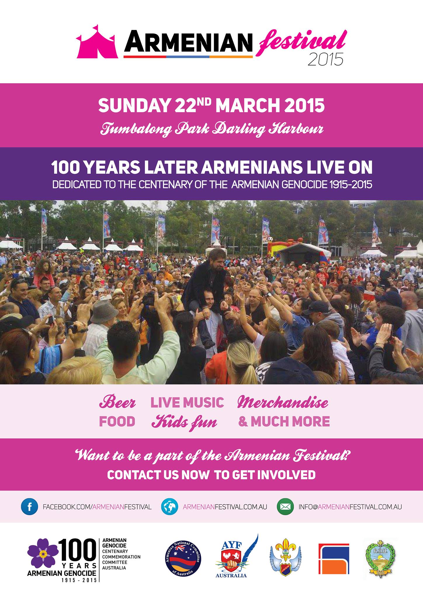 21 days to the Armenian Festival at Sydney's Darling Harbour