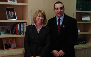 Picture above: Maxine McKew and Varant Meguerditchian